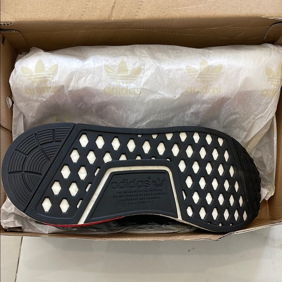 Adidas NMD XR1 BY1909 Black Red Blue Primeknit OG Sneakers - Picture 2 of 3